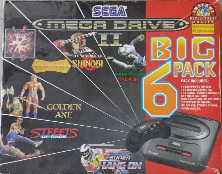 The Sega Mega Drive II Big Pack 6