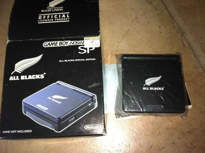 The Game Boy Advance SP All Blacks
