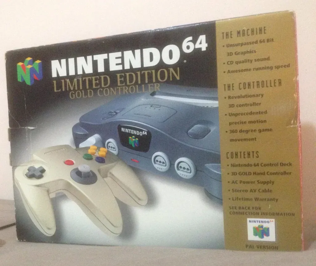 N64 Gold Controller Bundle UK