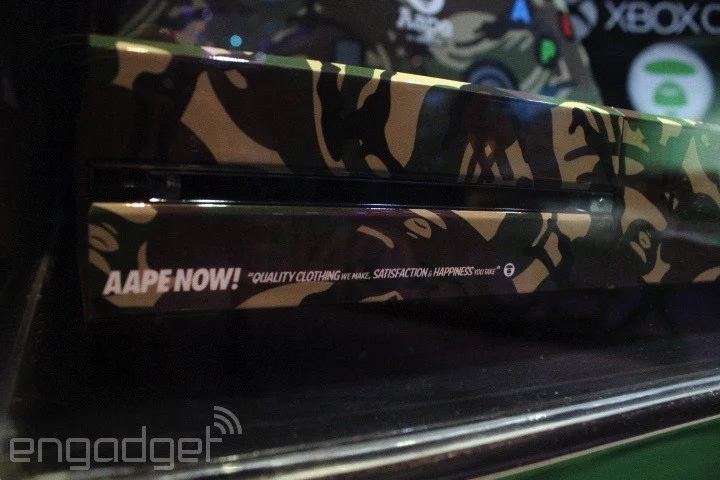 Camouflage Xbox One from Aape Detail