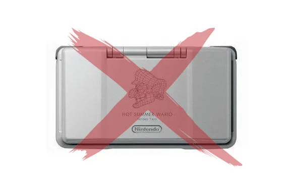 removed console: Nintendo DS Hot Summer Wario Edition