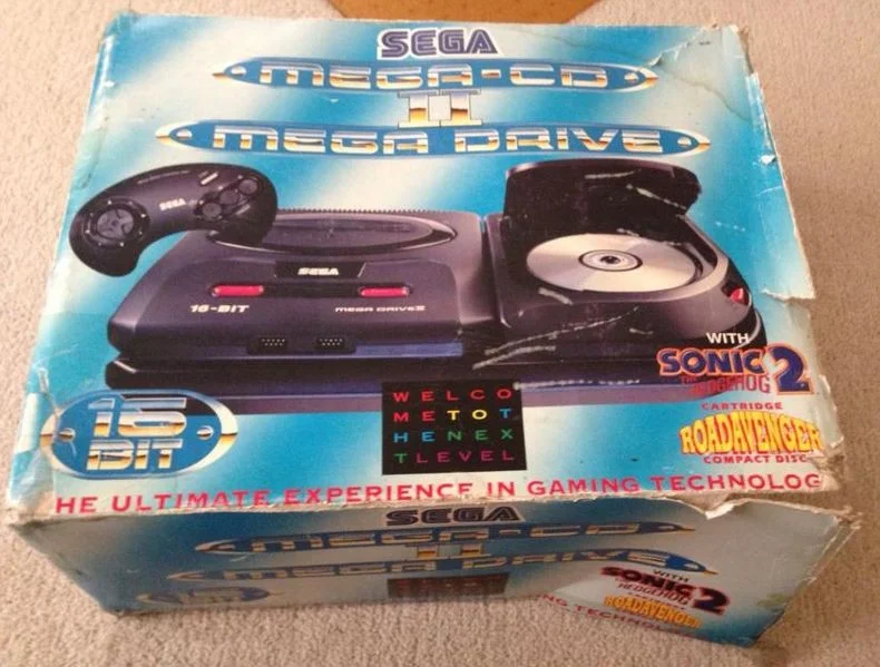 Sega Mega Drive and Mega CD in 1 box