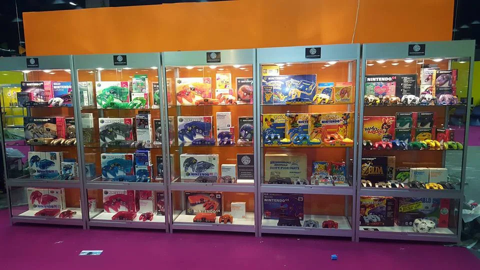 Consolevariations at gamescom 2016 P2 All the Nintendo 64 Systems and Controllers